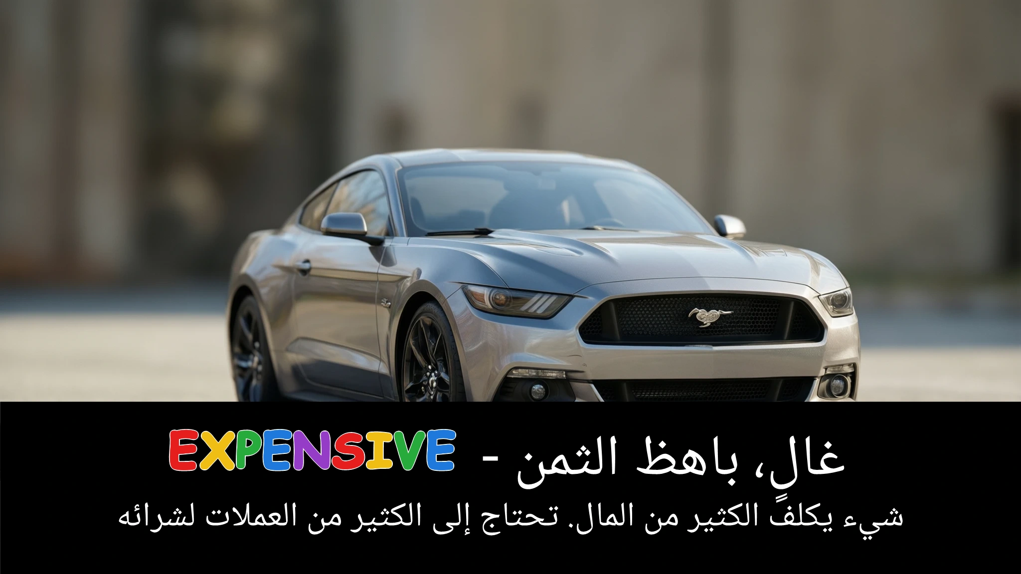 Arabic Illustration for expensive